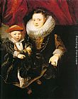 Gypsy Woman And Child Paintings - Young Woman with a Child by Sir Antony van Dyck